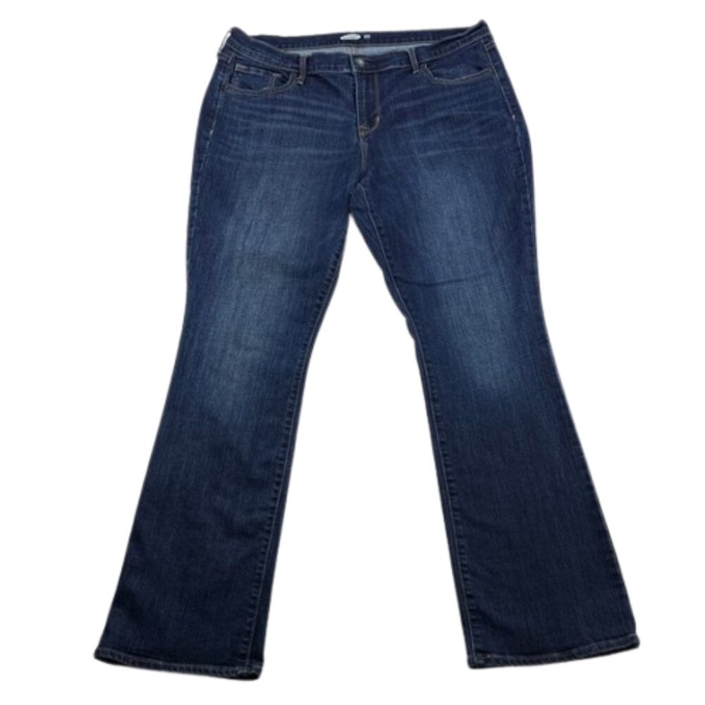 Old Navy Curvy Bootcut Jeans – Size 14 – Dark Wash